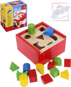 Woody DŘEVO Vkládací krabička se 14 tvary baby vkládačka Woody DŘEVO Vkládací krabička se 14 tvary baby vkládačka