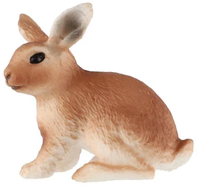 Zajíc polní mládě 6cm zvířátko plastová figurka Zooted