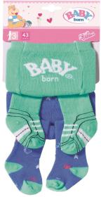 Zapf Creation Baby Born punčocháče 2 páry pro panenku miminko 3 druhy