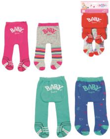 Zapf Creation Baby Born punčocháče 2 páry pro panenku miminko 3 druhy