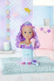Zapf Creation ZAPF BABY BORN Hlava česací Starší sestřička Mořská víla s funkční sprchou
