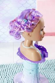 Zapf Creation ZAPF BABY BORN Hlava česací Starší sestřička Mořská víla s funkční sprchou