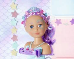 Zapf Creation ZAPF BABY BORN Hlava česací Starší sestřička Mořská víla s funkční sprchou