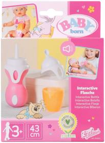 Zapf Creation ZAPF BABY BORN Interaktivní lahvička a lžička pro miminko na baterie Zvuk