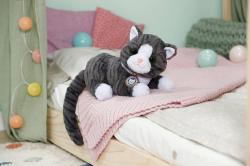 Zapf Creation ZAPF BABY BORN Kočka Cookie interaktivní s přepravkou na baterie Zvuk