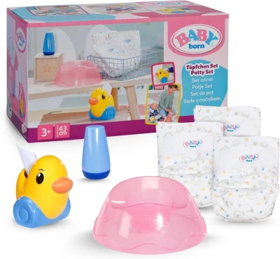 Zapf Creation ZAPF BABY BORN Kojenecká sada s nočníkem pro panenku miminko Zapf Creation ZAPF BABY BORN Kojenecká sada s nočníkem pro panenku miminko