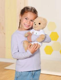 Zapf Creation ZAPF BABY BORN Medvídek bílý obleček set s doplňky pro panenku PLYŠ