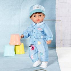 Zapf Creation ZAPF Baby Born overal džínový deluxe obleček pro panenku mininko 43cm
