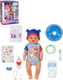 Zapf Creation ZAPF BABY BORN Panenka Jonas 43cm miminko s 10 funkcemi set s doplňky