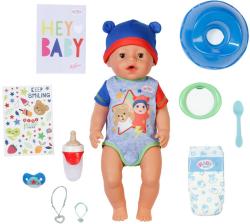 Zapf Creation ZAPF BABY BORN Panenka Jonas 43cm miminko s 10 funkcemi set s doplňky