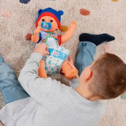 Zapf Creation ZAPF BABY BORN Panenka Jonas 43cm miminko s 10 funkcemi set s doplňky