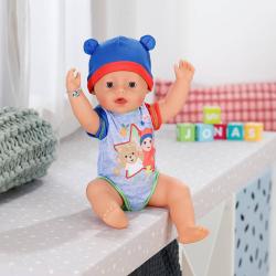 Zapf Creation ZAPF BABY BORN Panenka Jonas 43cm miminko s 10 funkcemi set s doplňky