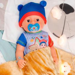 Zapf Creation ZAPF BABY BORN Panenka Jonas 43cm miminko s 10 funkcemi set s doplňky