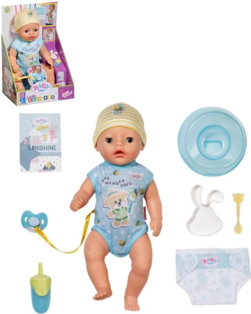 Zapf Creation ZAPF BABY BORN Little Panenka chlapeček 36cm miminko s funkcemi s doplňky Zapf Creation ZAPF BABY BORN Little Panenka chlapeček 36cm miminko s funkcemi s doplňky