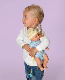 Zapf Creation ZAPF BABY BORN Little Panenka chlapeček 36cm miminko s funkcemi s doplňky