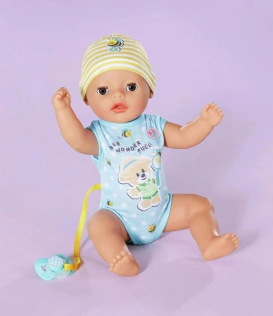 Zapf Creation ZAPF BABY BORN Little Panenka chlapeček 36cm miminko s funkcemi s doplňky