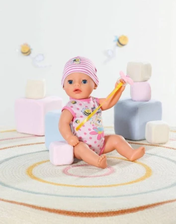 Zapf Creation ZAPF BABY BORN Little Panenka holčička 36cm miminko s funkcemi s doplňky