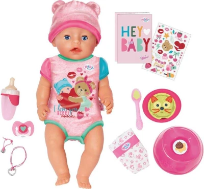 Zapf Creation ZAPF BABY BORN Bábika bábätko Emma 43cm pije čurá set s doplnkami Zapf Creation ZAPF BABY BORN Bábika bábätko Emma 43cm pije čurá set s doplnkami