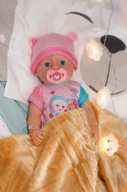 Zapf Creation ZAPF BABY BORN Panenka miminko Emma 43cm pije čůrá set s doplňky