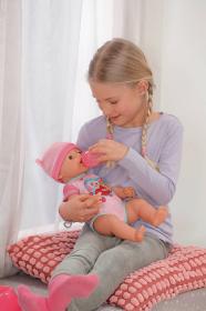 Zapf Creation ZAPF BABY BORN Panenka miminko Emma 43cm pije čůrá set s doplňky