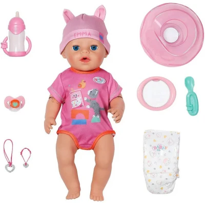 Zapf Creation ZAPF BABY BORN Panenka miminko Emma s kouzelnou rukou s doplňky