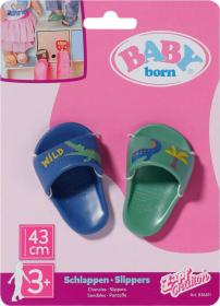 Zapf Creation ZAPF Baby Born pantofle plážové 1 pár pro panenku 43cm 3 druhy
