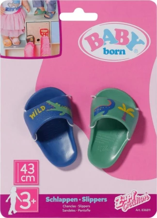 Zapf Creation ZAPF Baby Born pantofle plážové 1 pár pro panenku 43cm 3 druhy