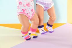 Zapf Creation ZAPF BABY BORN Ponožky set 2 páry pro panenku miminko 43cm 2 druhy