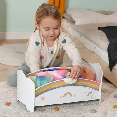 Zapf Creation ZAPF BABY BORN Postýlka duhová pro panenku na baterie Světlo Zvuk