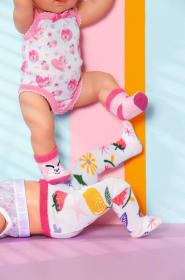 Zapf Creation ZAPF BABY BORN Punčocháče a ponožky pro panenku miminko 43cm 2 druhy