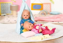 Zapf Creation ZAPF BABY BORN Sametové dupačky modré 43cm pro panenku miminko