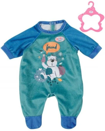 Zapf Creation ZAPF BABY BORN Sametové dupačky modré 43cm pro panenku miminko Zapf Creation ZAPF BABY BORN Sametové dupačky modré 43cm pro panenku miminko