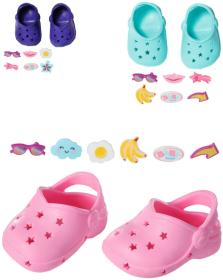 Zapf Creation ZAPF BABY BORN Sandálky gumové 1 pár pro panenku miminko 3 druhy
