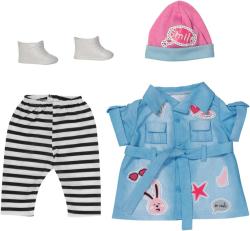 Zapf Creation ZAPF Baby Born šatičky džínové deluxe obleček pro panenku mininko 43cm