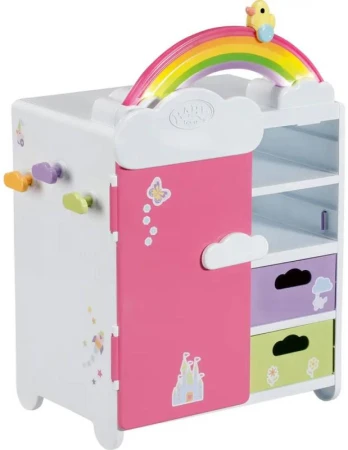 Zapf Creation ZAPF BABY BORN Skříň duhová pro panenku miminko na baterie Světlo Zvuk