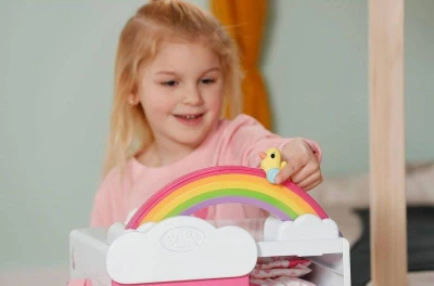 Zapf Creation ZAPF BABY BORN Skříň duhová pro panenku miminko na baterie Světlo Zvuk