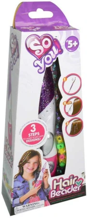 Zaplétač vlasů dětský kadeřnický set s korálky na baterie Zaplétač vlasů dětský kadeřnický set s korálky na baterie