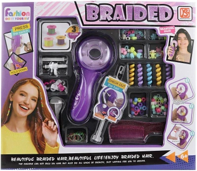 Zaplétání korálků do vlasů kadeřnický dětský set s hřebenem na baterie Zaplétání korálků do vlasů kadeřnický dětský set s hřebenem na baterie