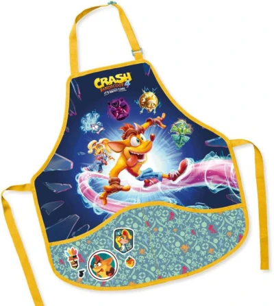 Argus Zástera detská Crash Bandicoot 50x55cm na výtvarnú výchovu Argus Zástera detská Crash Bandicoot 50x55cm na výtvarnú výchovu
