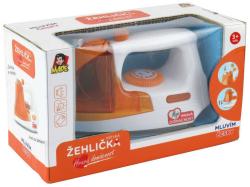 Žehlička napařovací 22cm rozprašuje vodu na baterie Světlo Zvuk CZ