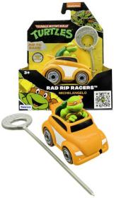 Želvy Ninja Rad Rip Racers autíčko s figurkou s lankem na natažení 4 druhy