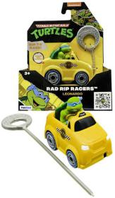 Želvy Ninja Rad Rip Racers autíčko s figurkou s lankem na natažení 4 druhy