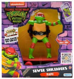 Želvy Ninja Sewer Shredders akční figurka na skateboardu zpětný chod 4 druhy