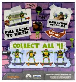 Želvy Ninja Sewer Shredders akční figurka na skateboardu zpětný chod 4 druhy