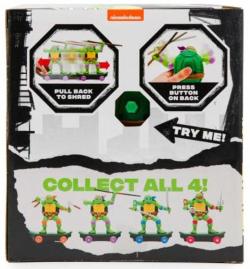Želvy Ninja Sewer Shredders figurka akční na skateboardu zpětný chod 4 druhy