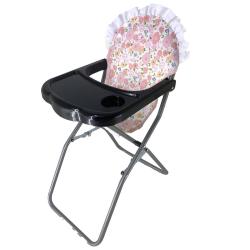 Židlička se stolkem na jídlo a pití pro panenky