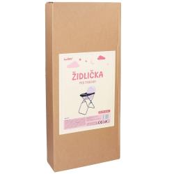 Židlička se stolkem na jídlo a pití pro panenky