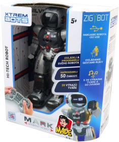 Zigybot MARK IR Interaktivní robot ovládání pohybem ruky na baterie Světlo Zvuk