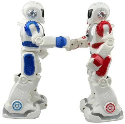 Zigybot VIKTOR IR Interaktivní robot ovládání pohybem ruky na baterie Modrý Světlo Zvuk