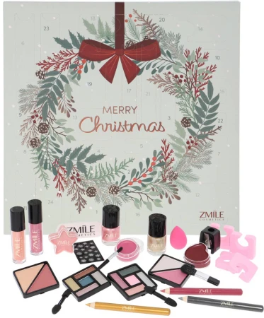 ZMILE COSMETICS Adventní kalendář kosmetický Jingle and Glow